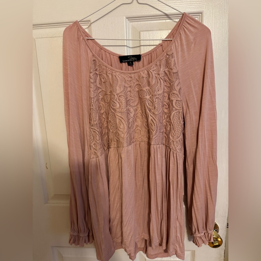 Medium pink women blouse